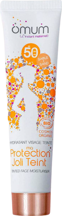 Crème solaire hydratante teintée SPF50 bio - 40ml
