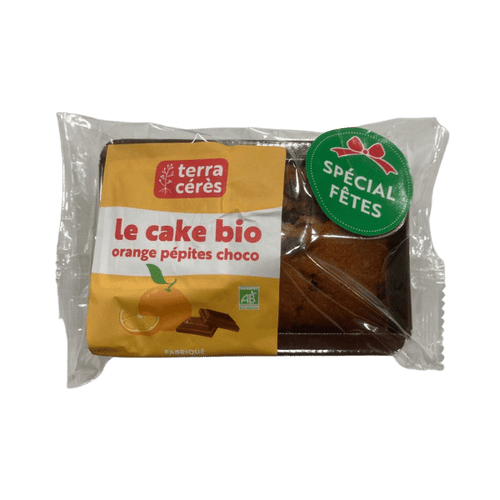 Cake Orange et pépites de chocolat sans gluten bio - 200g