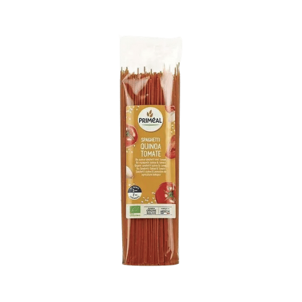 Spaghetti au blé, quinoa et tomate bio - 500g - Priméal