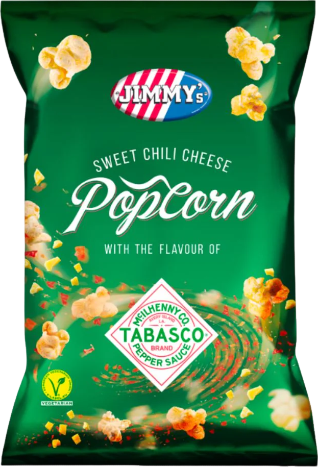 Popcorns goût fromage et tabasco - 90g