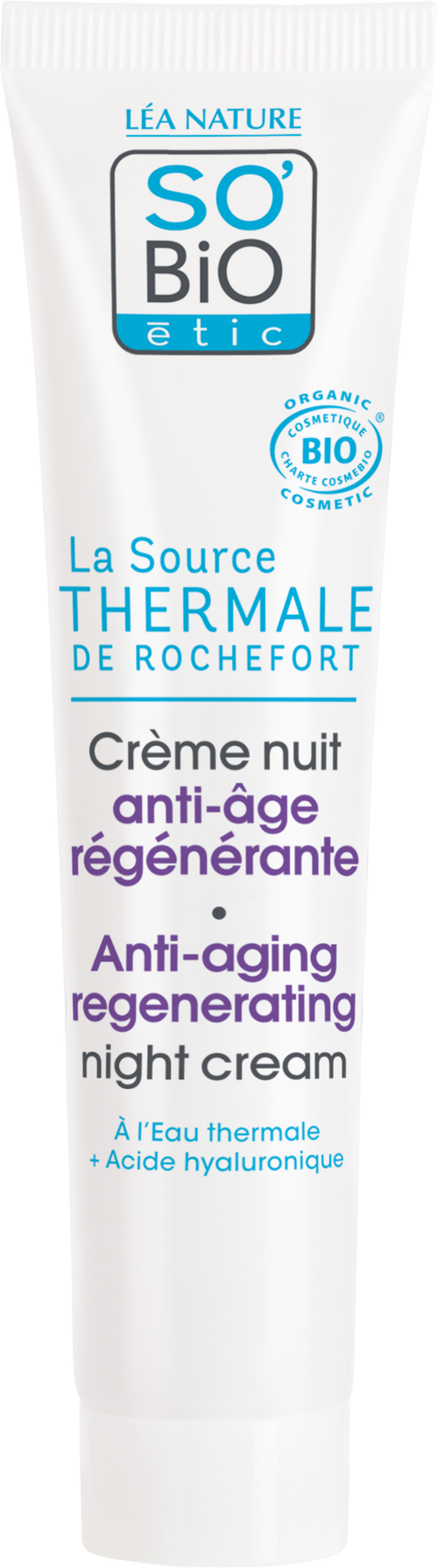 Crème nuit anti-âge régénérante bio - 40ml