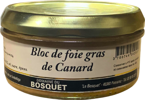 Bloc de foie gras de canard - 120g