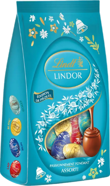 Assortiments d'oeufs en chocolat Lindor 3 chocolats et coco - 180g