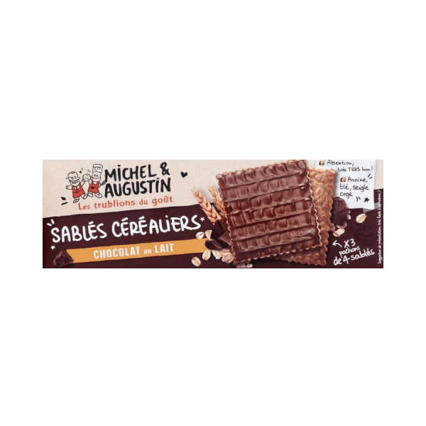Sablés au chocolat au lait - 178g - Michel & Augustin