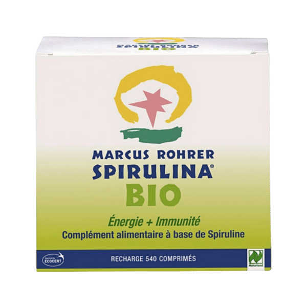 Spiruline bio - 540 comprimés - Marcus Rohrer