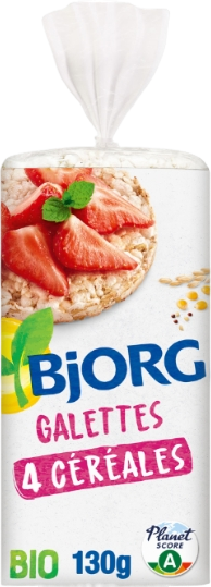Galettes 4 céréales bio - 130g