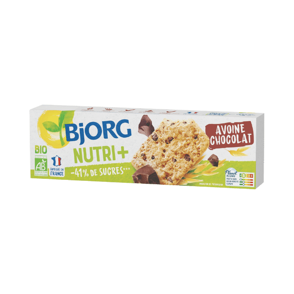 Biscuit avoine chocolat bio - 130g