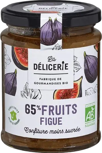 Confiture figue moins sucrée bio - 310g