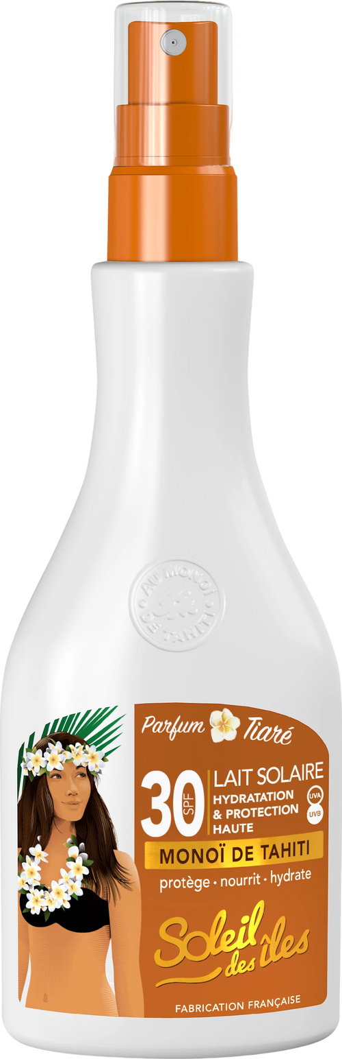Spray au monoï parfum tiaré SPF30 - 150ml