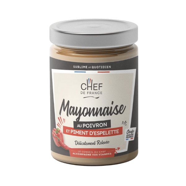 Mayonnaise au poivron et piment d'Espelette - 155g