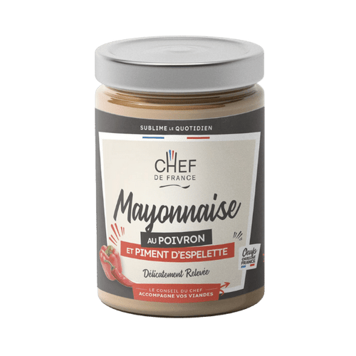 Mayonnaise au poivron et piment d'Espelette - 155g