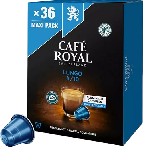 Café lungo intensité 4 - 36 capsules compatibles Nespresso