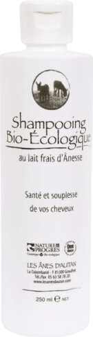 Shampoing doux au lait frais d'ânesse bio - 250ml