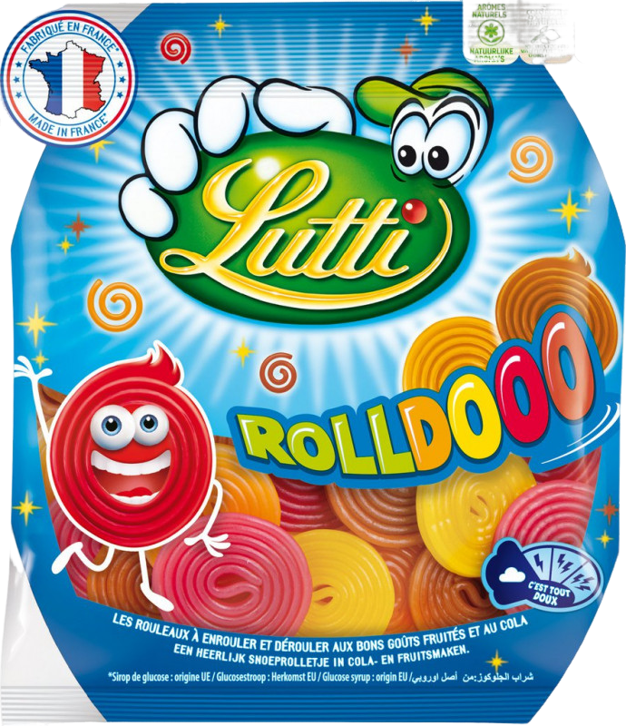 Bonbons Rolldooo aux fruits - 180g