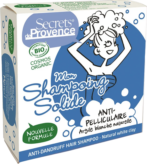 Shampoing antipelliculaire à l'argile blanche bio - 85g