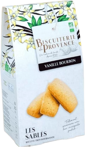Sablés à la vanille bourbon bio - 120g