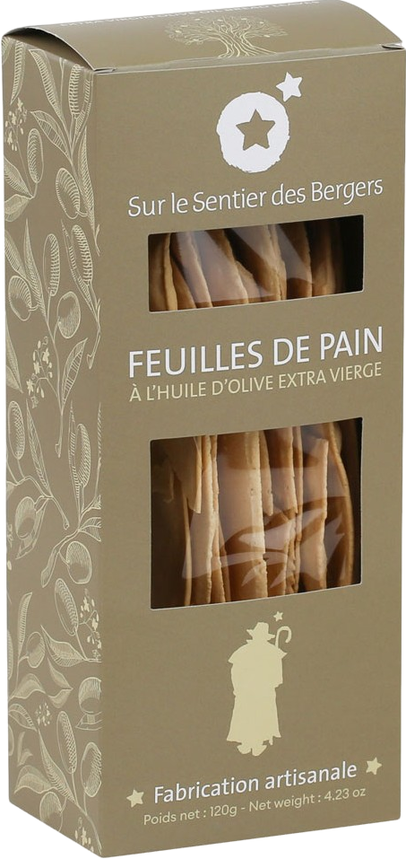 Feuilles de pain à l'huile d'olive - 120g