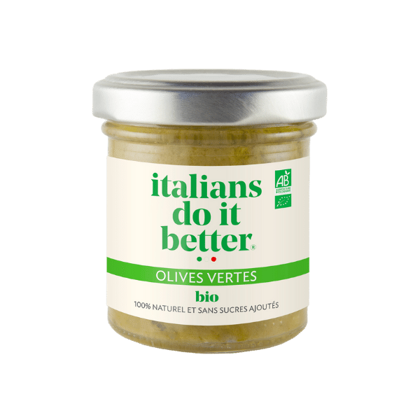 Antipasti olives vertes bio - 90g - Italians do it better