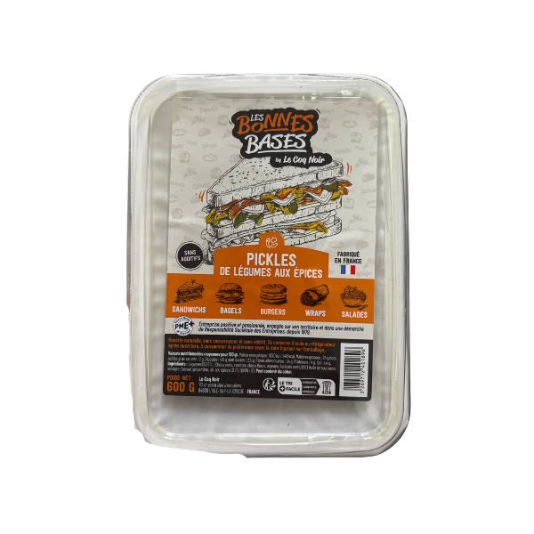 Pickles de légumes aux épices - 600g
