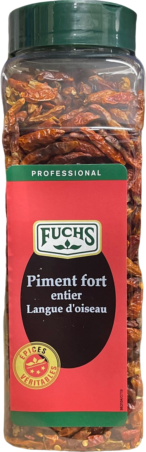 Piment fort langue oiseau entier - 200g
