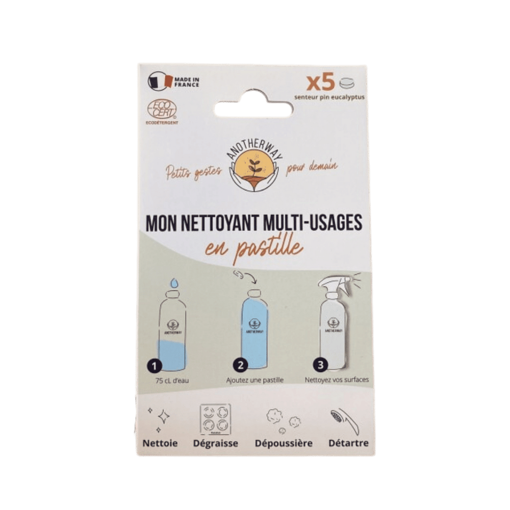Nettoyant multi-usages à l'eucalyptus - 5 pastilles
