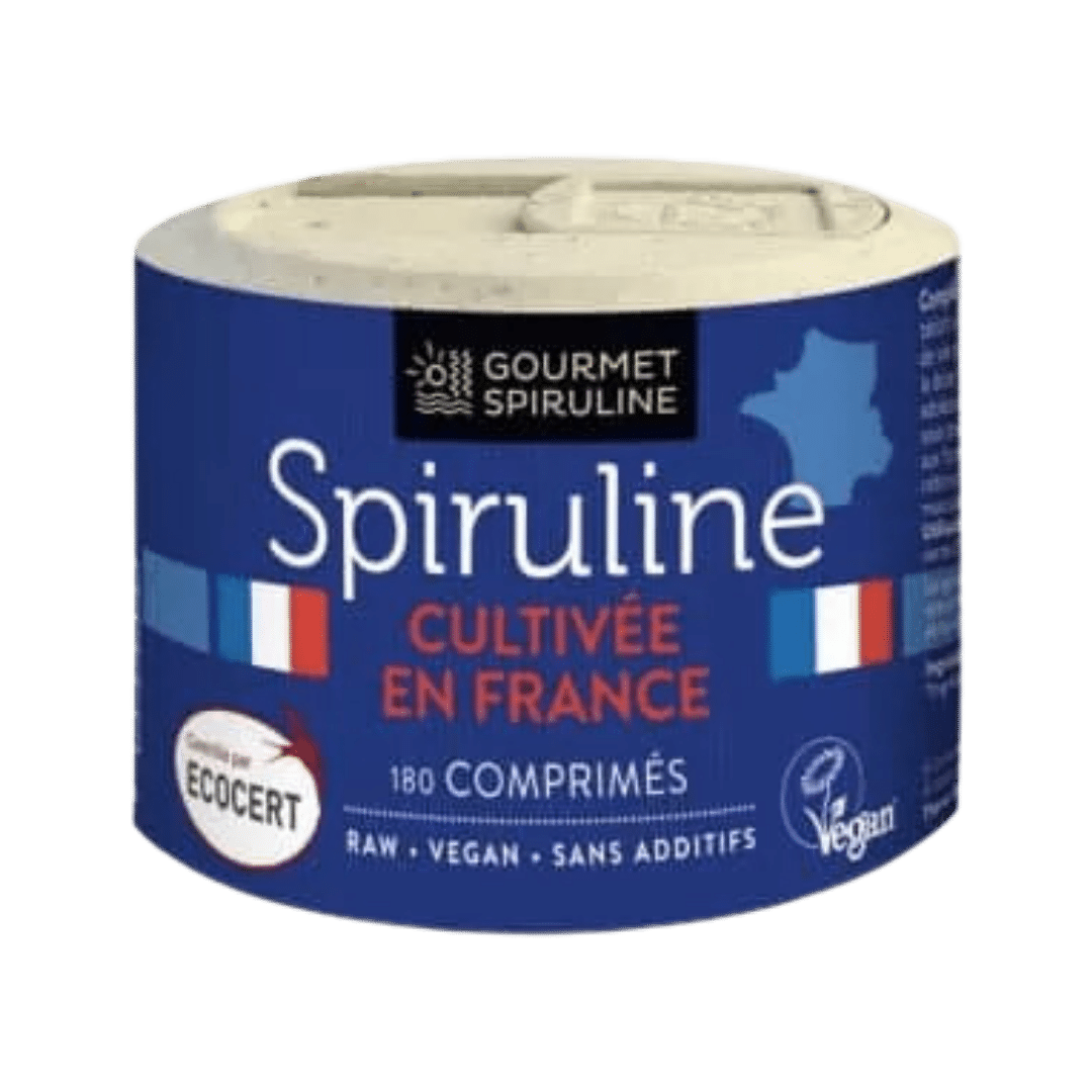 Spiruline France - 180 Comprimés - Gourmet Spiruline