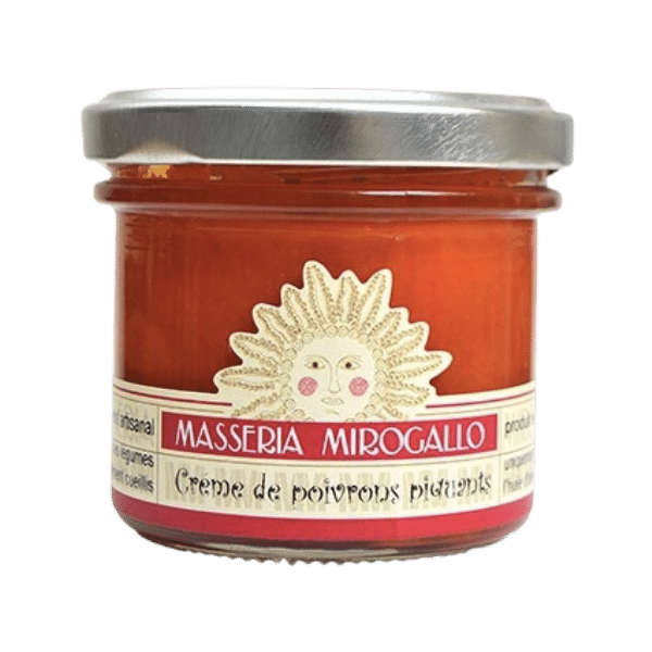 Crème de poivrons rouges piquants - 90g - Masseria Mirogallo