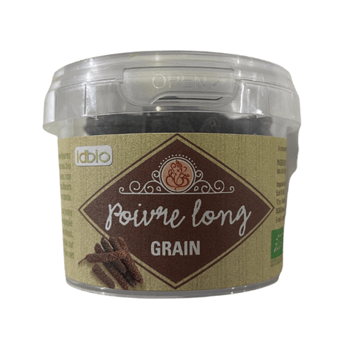 Poivre noir long en grains bio - 40g