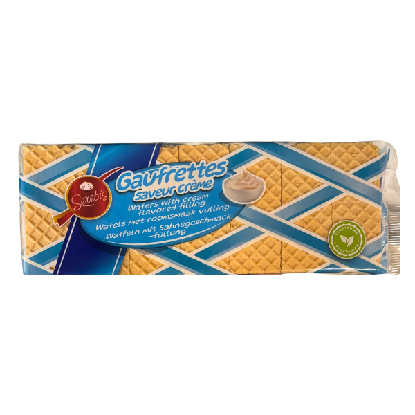 Gaufrettes saveur crème - 200g