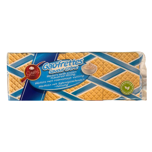 Gaufrettes saveur crème - 200g