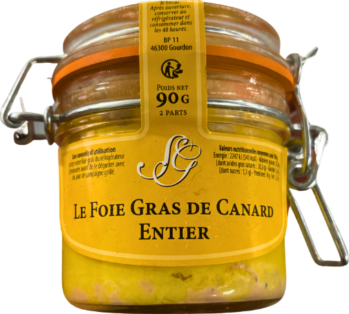 Foie gras de canard entier - 90g