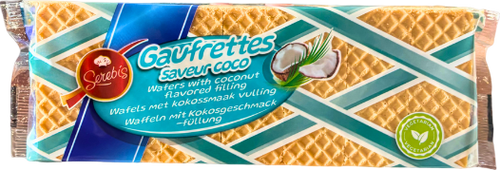 Gaufrettes saveur coco - 200g