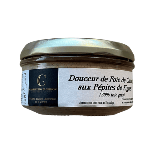 Douceur de foie aux pépites de figues (20% foie gras) - 120g