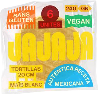 Tortilla de maïs blanc - 240g