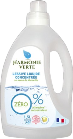 Lessive liquide concentrée savon de marseille - 1.5L