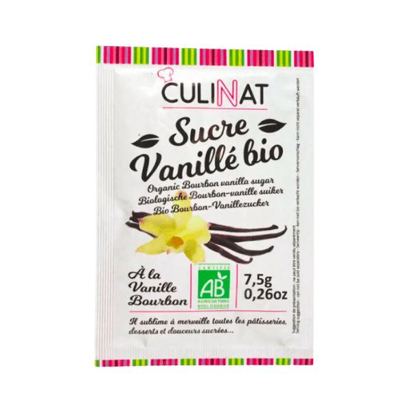 Sucre naturel vanille bourbon - 8x7.5g - Culinat