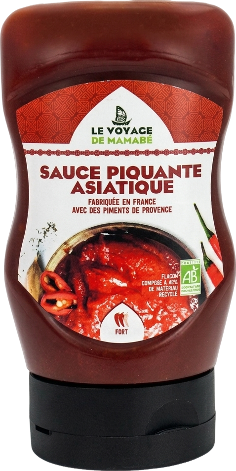 Sauce piquante asiatique bio - 335g