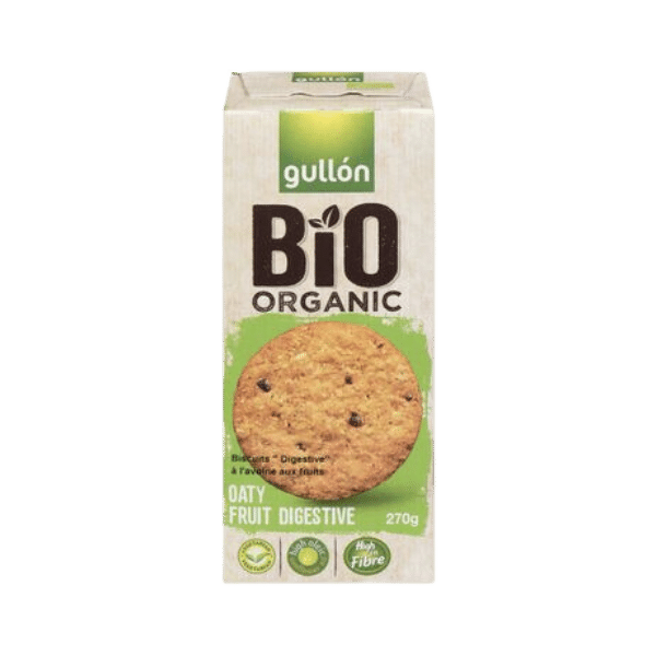 Biscuits digestifs à l'avoine et aux fruits bio - 270g - Gullon