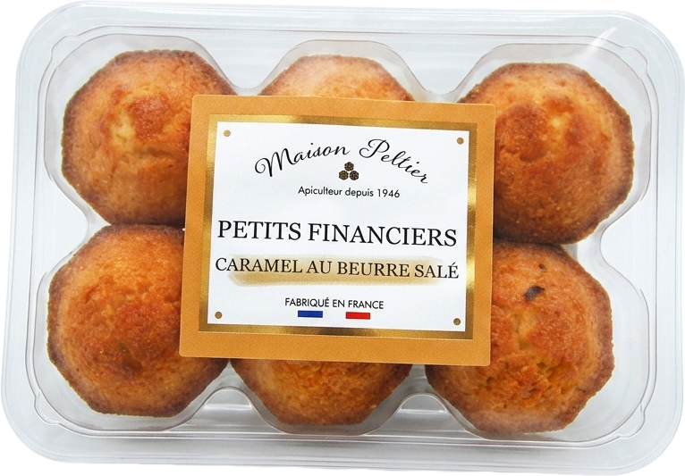 Petits financiers caramel beurre salé - 100g