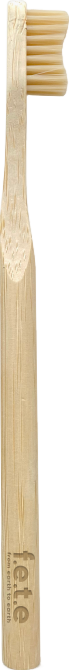 Brosse à dent en bambou Medium beige