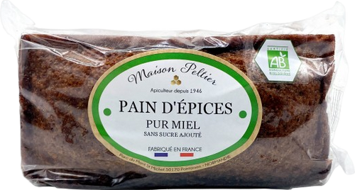Pain d'épices Pur Miel sans sucres ajoutés BIO - 90g