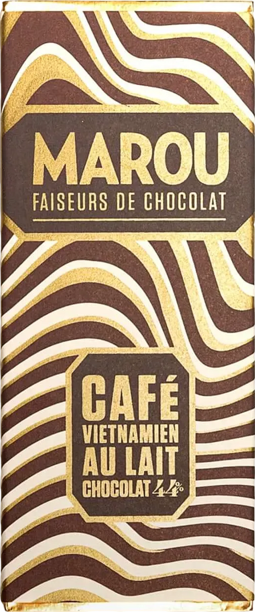 Mini tablette de chocolat au lait café vietnamien 44% - 24g