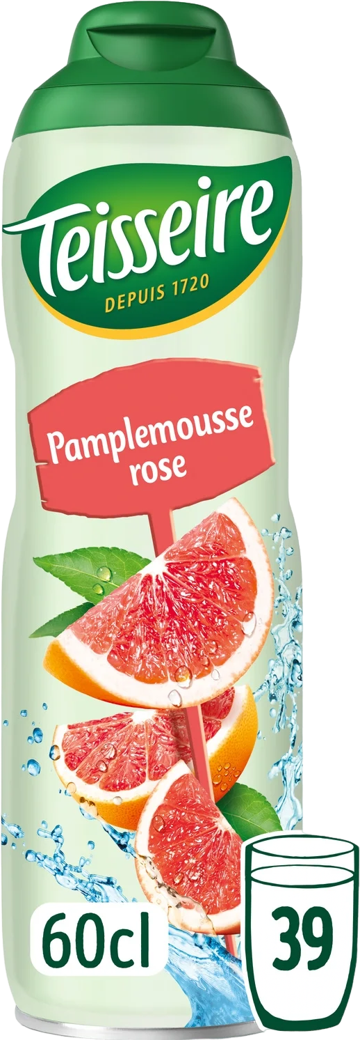 Sirop de pamplemousse rose - 60cl