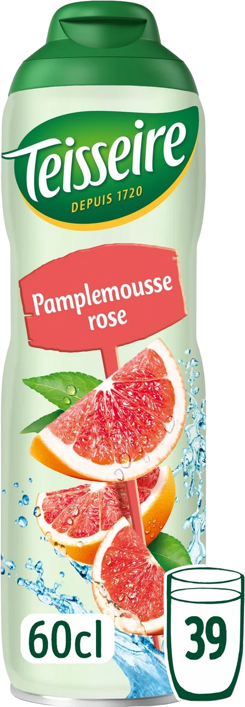 Sirop de pamplemousse rose - 60cl