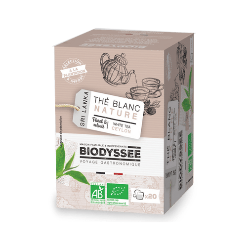 Infusettes thé blanc de Ceylan bio - x20