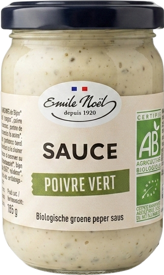 Sauce poivre vert bio - 185g