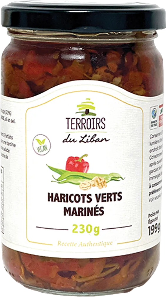 Haricots verts marinés - 230g