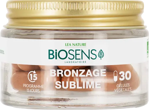 Gélule végétale bronzage sublime bio - x30
