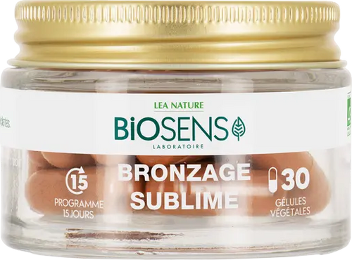 Gélule végétale bronzage sublime bio - x30