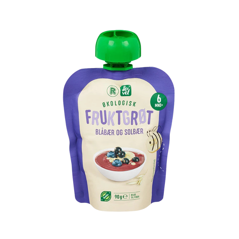 Gourde aux fruits, myrtilles et cassis - 90g